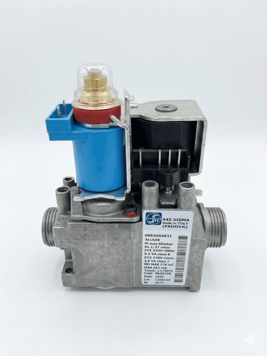 Sigma 845 Gaz valfi - Eca / Baymak / Demirdöküm Uyumlu